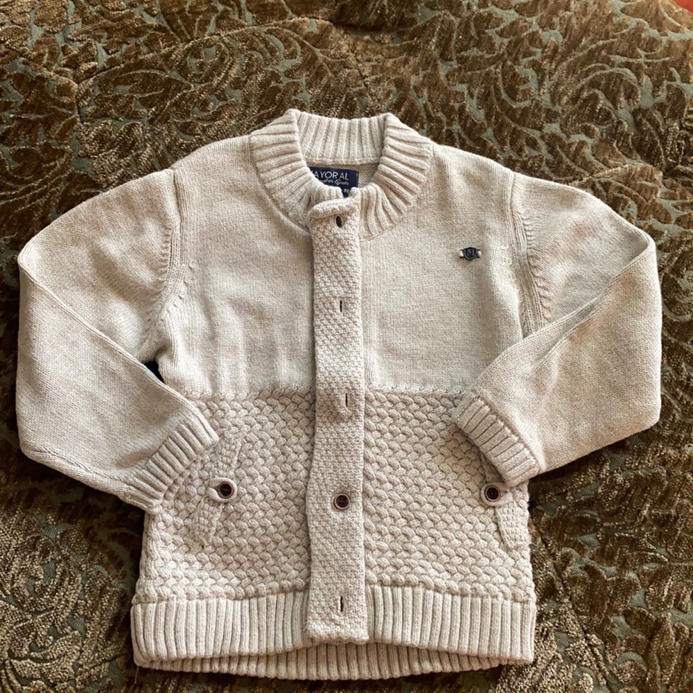 Mayoral boys sweater jacket 24m, new without tags